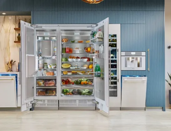 open refrigerator